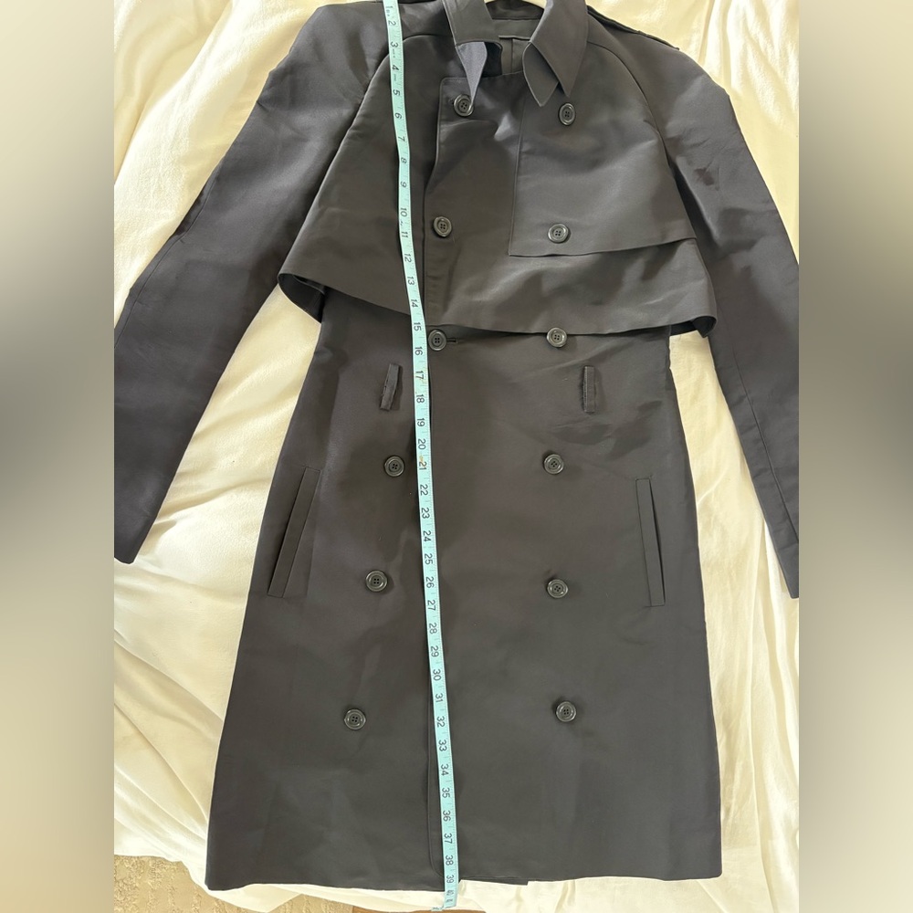 Zac Posen 100% Silk Trench Coat - Picture 9 of 9